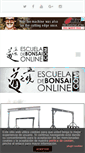 Mobile Screenshot of escueladebonsaionline.com