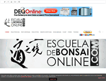 Tablet Screenshot of escueladebonsaionline.com